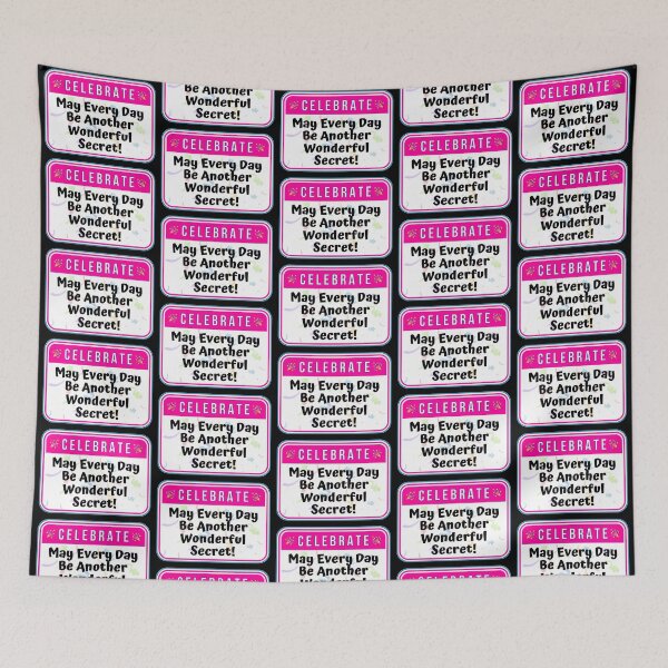 Item preview, CELEBRATE:  May Every Day Be Another Wonderful Secret! - funny celebration signs designed and sold by DesignsFromTW-S.
