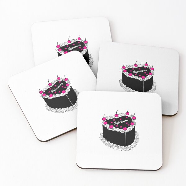 Item preview, Capricorn Cake B&W designed and sold by NutritionwithKen.