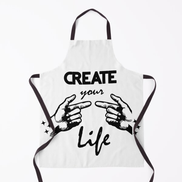 Item preview, Create Your Life Positive Mindset Typography Art designed and sold by kenneth&co .
