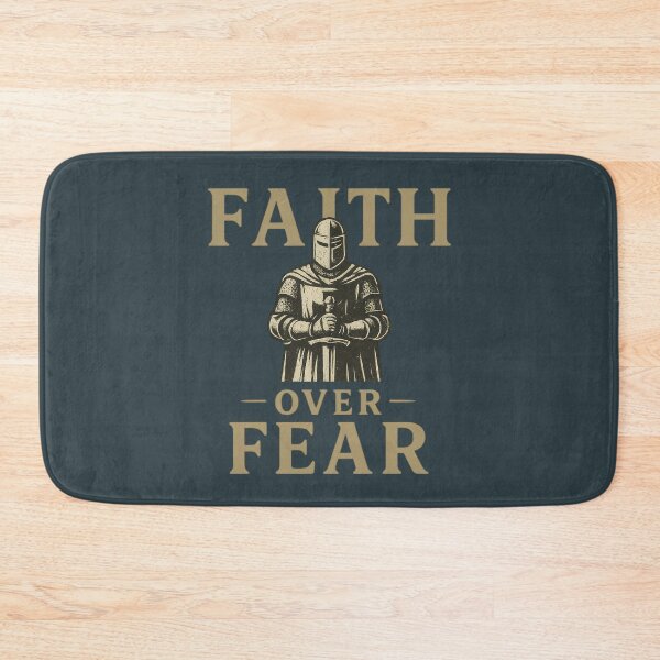 Item preview, Faith Over Fear Warrior Courage Design designed and sold by SimplySelim.