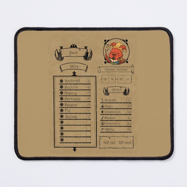 Item preview, Conrad Character Sheet designed and sold by GriftingMediums.