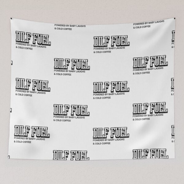 Item preview, DILF Fuel – Powered by Baby Laughs & Cold Coffee | Funny Dad Life designed and sold by LuxeGraphix.