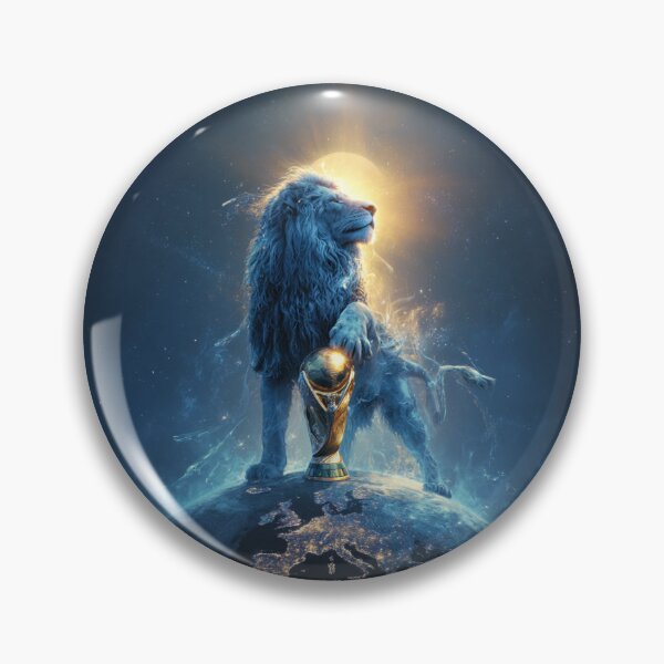 Item preview, Blue Lion Conquers the World designed and sold by NikiBS.