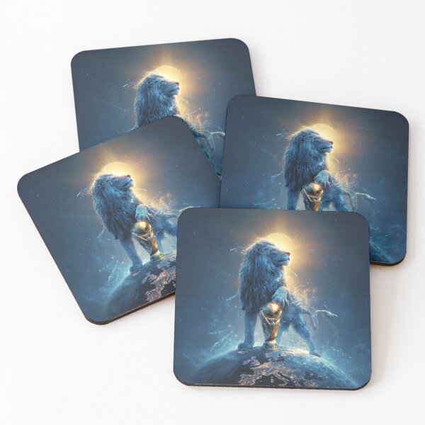 Item preview, Blue Lion Conquers the World designed and sold by NikiBS.