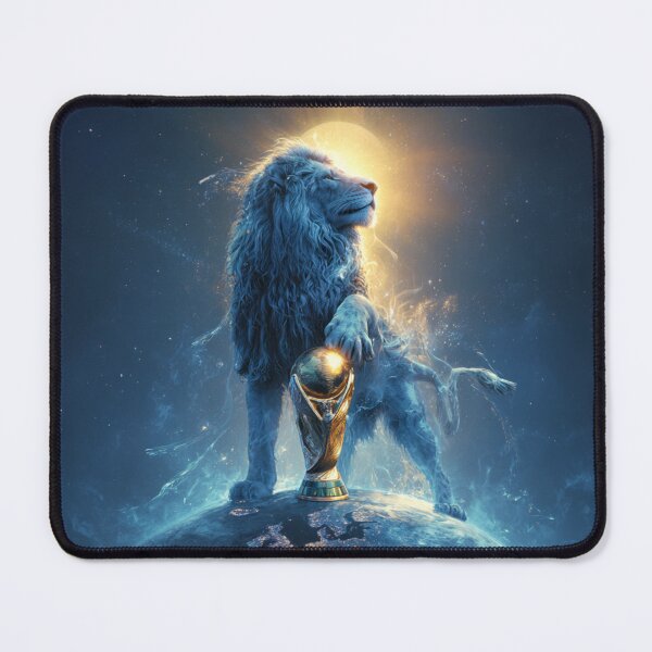 Item preview, Blue Lion Conquers the World designed and sold by NikiBS.