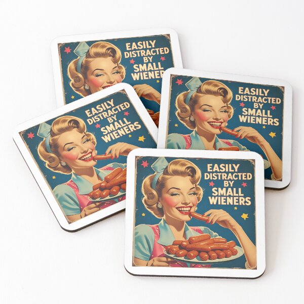 Item preview, Easily distracted by small wieners designed and sold by NicMacTees.