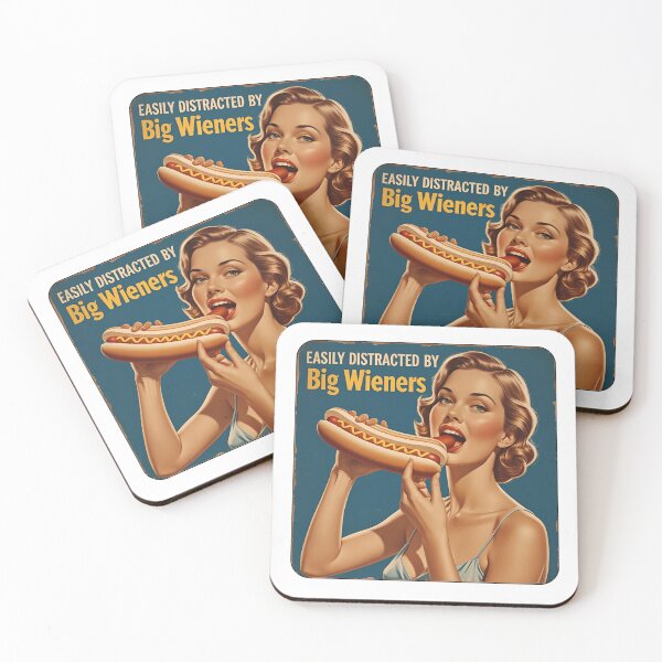Item preview, Easily distracted by big wieners designed and sold by NicMacTees.