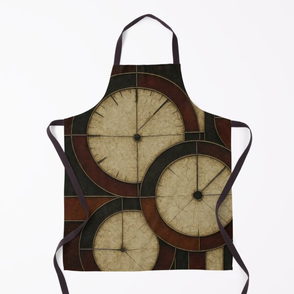 Item preview, Industrial Timeflow – Steampunk Clock Abstraction designed and sold by Zenvo.