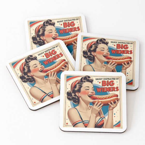Item preview, Easily distracted by big wieners designed and sold by NicMacTees.