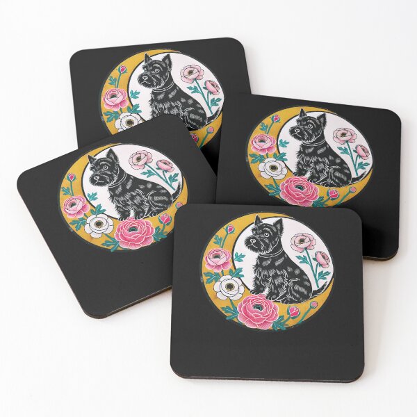 Item preview, Black Scottish Terrier designed and sold by FrictionMaxxing.