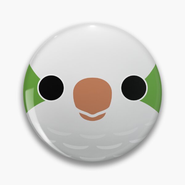 Item preview, The face of a Normal Monk Parakeet designed and sold by INKOYADO.