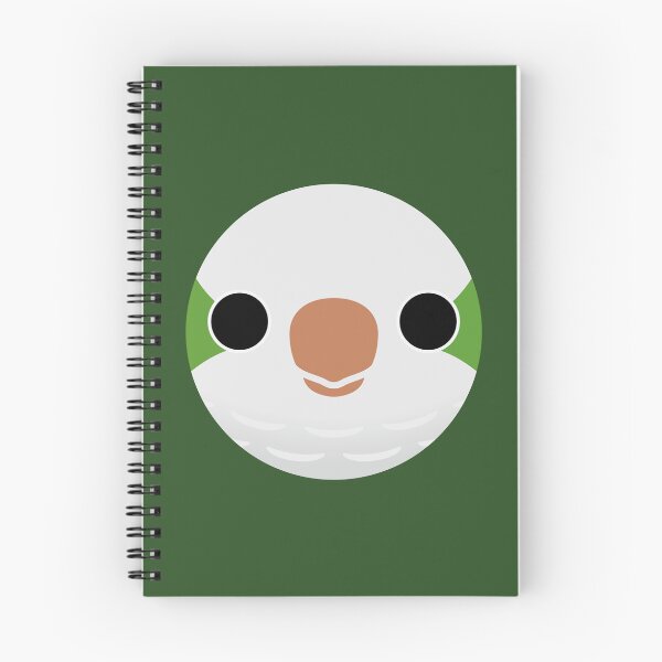 Item preview, The face of a Normal Monk Parakeet designed and sold by INKOYADO.