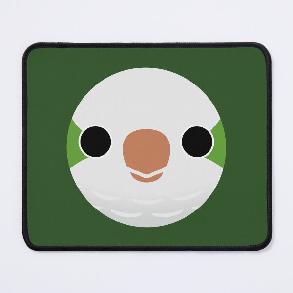 Item preview, The face of a Normal Monk Parakeet designed and sold by INKOYADO.