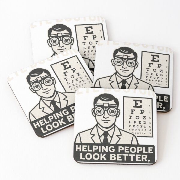 Item preview, Funny Eye Doctor Tee – Helping People Look Better One Lens at a Time designed and sold by PiggFamilyPrint.