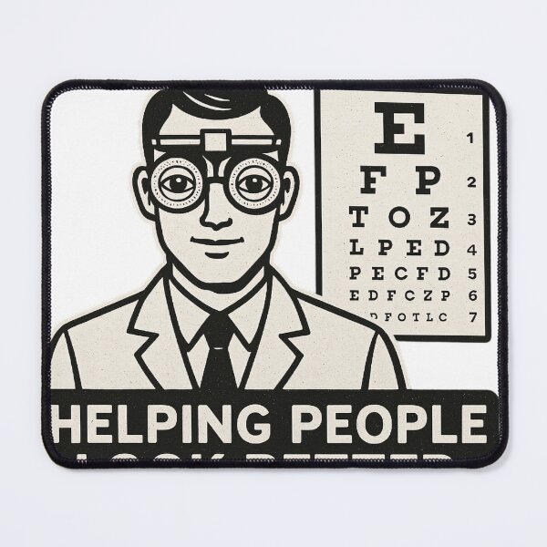 Item preview, Funny Eye Doctor Tee – Helping People Look Better One Lens at a Time designed and sold by PiggFamilyPrint.