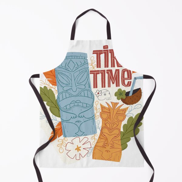 Item preview, Retro Tiki Time with Tropical Vibes designed and sold by GrantYourWish3.