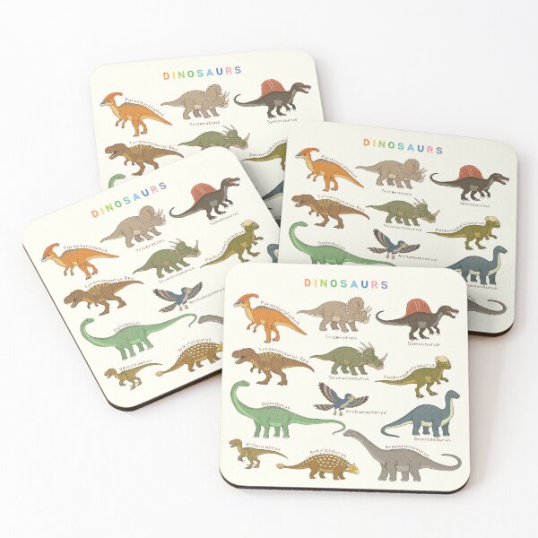 Item preview, Hand-Drawn Vintage Dinosaur Illustration Set – 12 Different Kinds designed and sold by ambisketch.