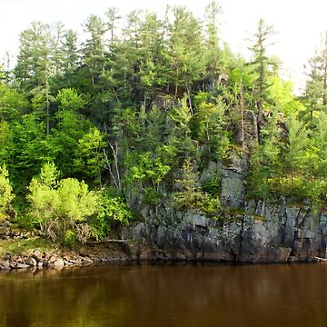 Artwork thumbnail, St. Croix River Cliffside by connorwanderer