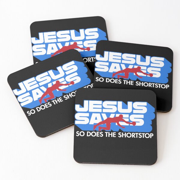 Item preview, Jesus Saves, So Does The Shortstop designed and sold by GiggleGooods.