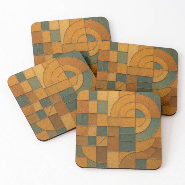 Item preview, Retro Spiral Geometry – Earthtone Abstract designed and sold by Zenvo.