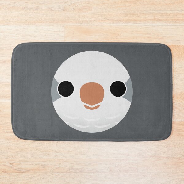 Item preview, The face of a Grey Monk Parakeet designed and sold by INKOYADO.