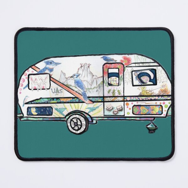 Item preview, The bluebird camper designed and sold by bibiwildstudio.