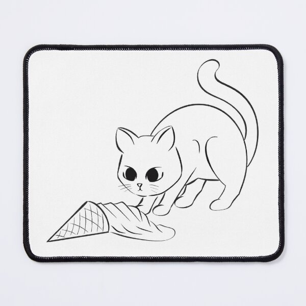 Item preview, Ice cream cat designed and sold by katey-creates.
