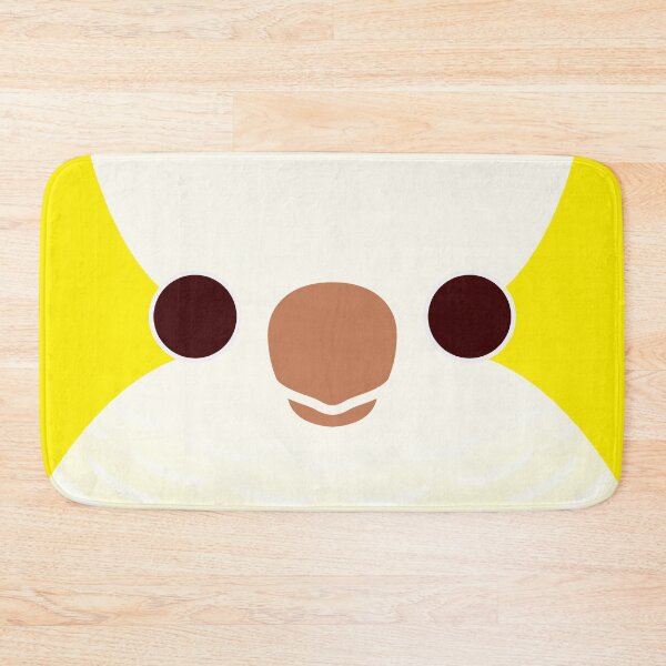 Item preview, The face of a Lutino Monk Parakeet designed and sold by INKOYADO.