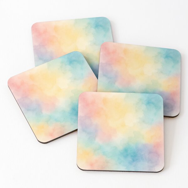 Item preview, Watercolor Pastel Rainbow Clouds designed and sold by WauWPrints.