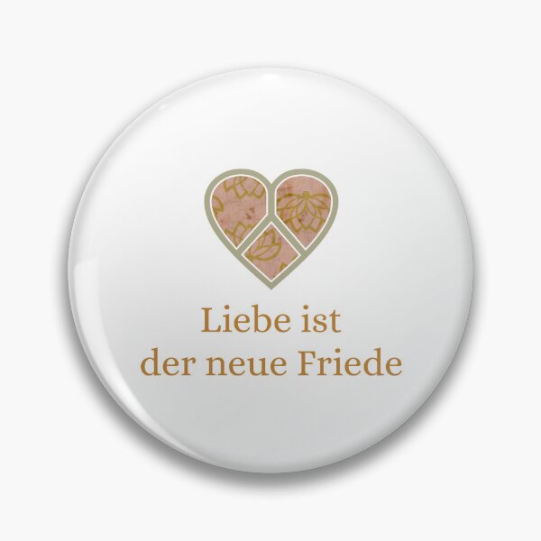 Item preview, Die Liebe ist der neue Frieden – Love is the New Peace designed and sold by 	aluzia.design.
