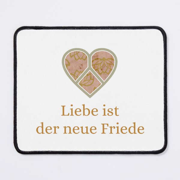Item preview, Die Liebe ist der neue Frieden – Love is the New Peace designed and sold by 	aluzia.design.