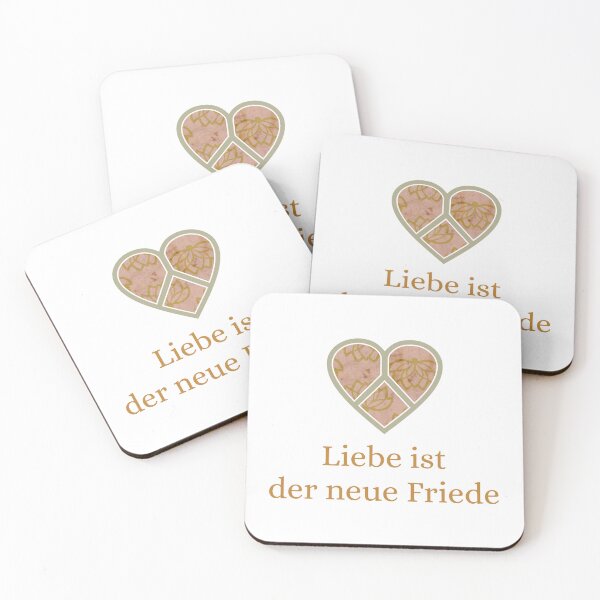 Item preview, Die Liebe ist der neue Frieden – Love is the New Peace designed and sold by 	aluzia.design.