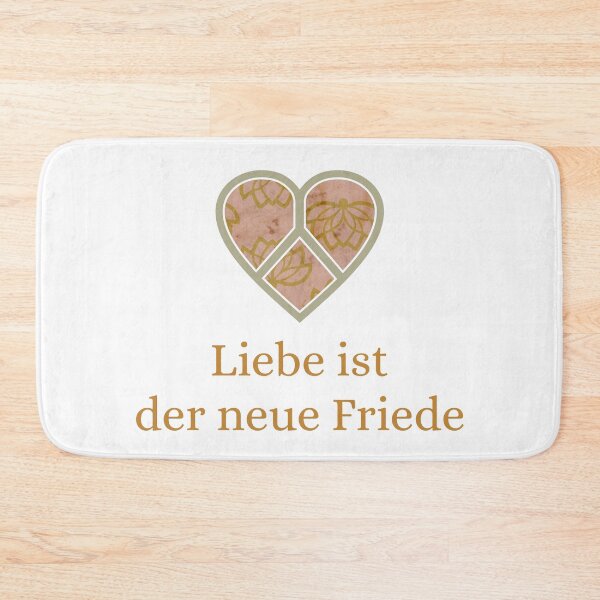 Item preview, Die Liebe ist der neue Frieden – Love is the New Peace designed and sold by 	aluzia.design.