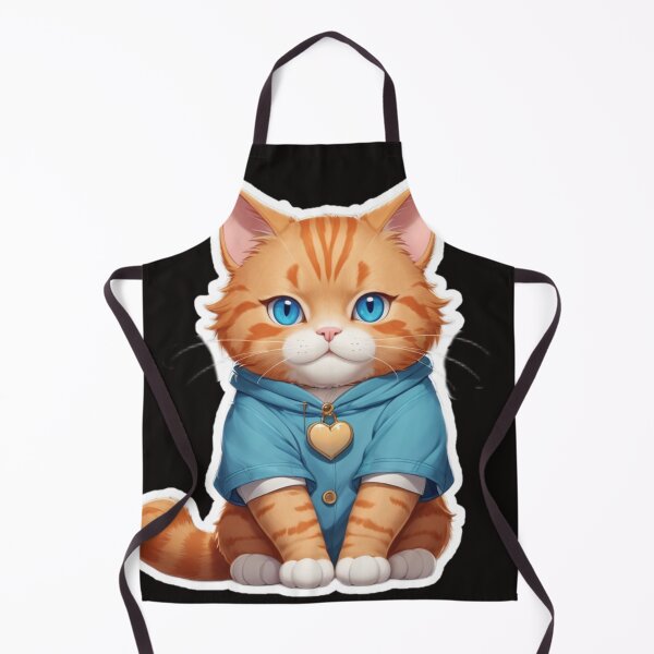 Item preview, Business Casual – Orange Cat in a Shirt Sticker designed and sold by Simple Nature Studio.