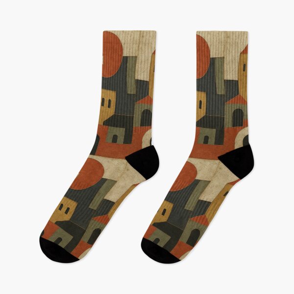 Item preview, Tuscan Geometry – Bauhaus Village Abstract designed and sold by Zenvo.