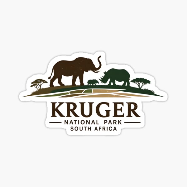 Kruger National Park - South Africa Sticker
