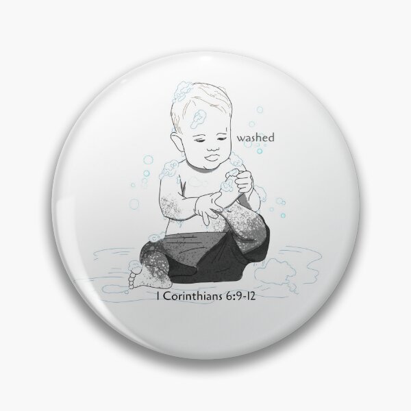 Item preview, Washed 1 Corinthians 6:9-12 designed and sold by RimbeyArt.