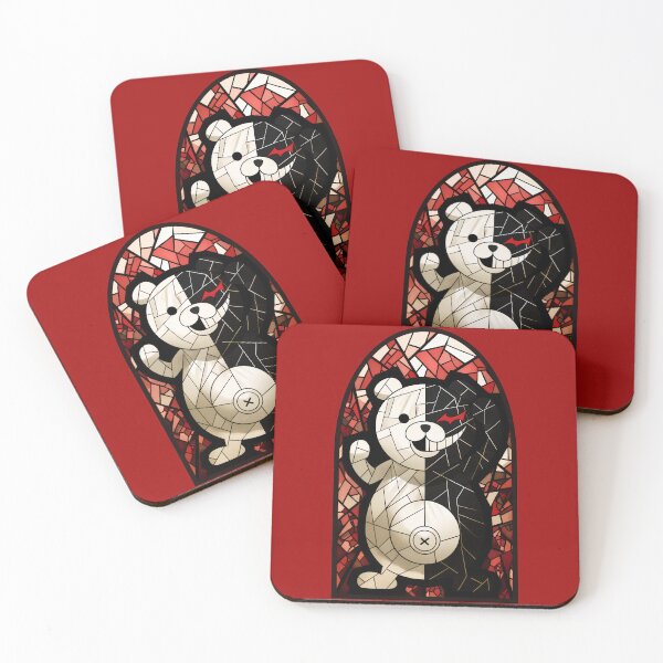 Item preview, Stained Glass Monokuma designed and sold by SchellStation.