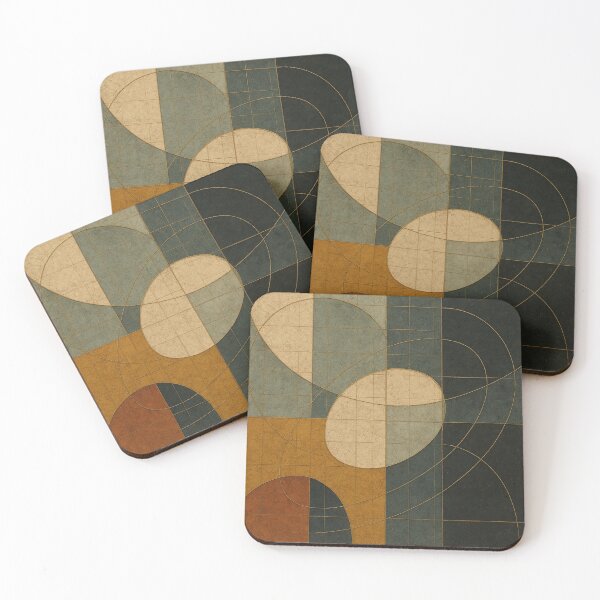 Item preview, Orbital Balance – Bauhaus Grid Abstraction designed and sold by Zenvo.