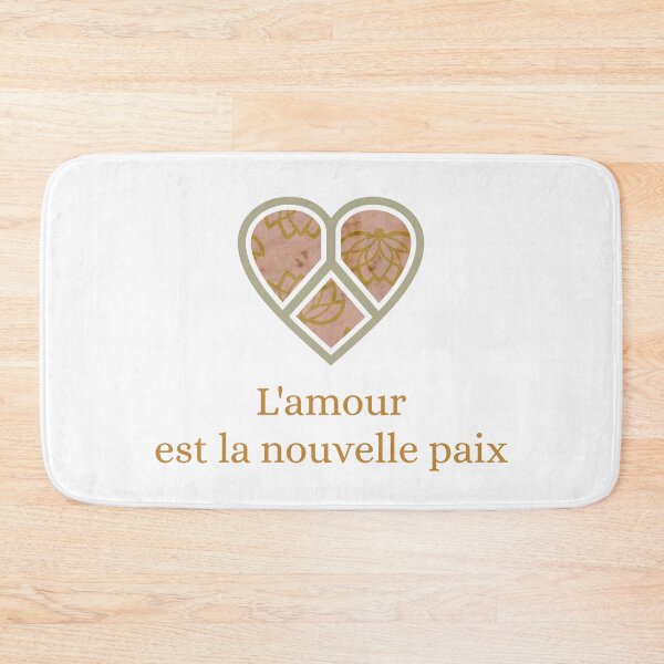 Item preview, L’Amour est la Nouvelle Paix – Love is the New Peace designed and sold by 	aluzia.design.
