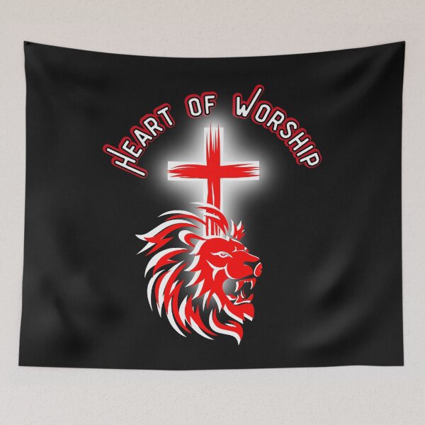 Item preview, Heart of Worship Lion/ Cross designed and sold by Tripp Art Studio.
