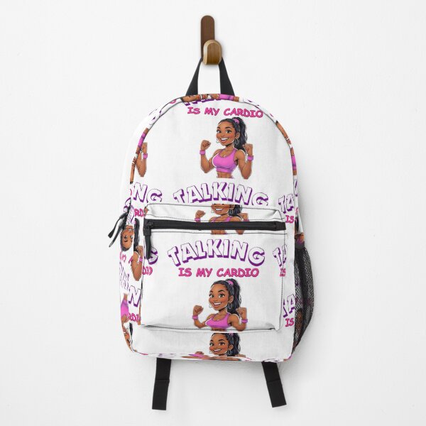 Item preview, Talking Is My Cardio (African American) designed and sold by BreakupCentral.