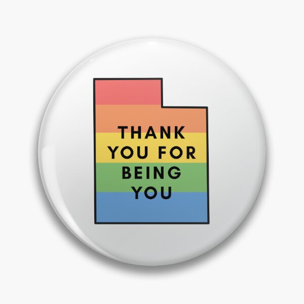 Item preview, Utah Rainbow Thank You Affirmation designed and sold by heartsandgnomes.