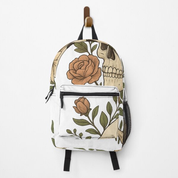 Item preview, Bones and Botany – Gothic Floral Skull Art for Dark Aesthetic Lovers designed and sold by RouniBoutique.