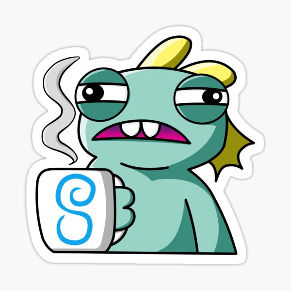 Item preview, Tired Murloc Needs Coffee designed and sold by ZerinaX.