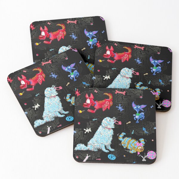 Item preview, ADS_ 5210_ PT_Cyberpunk Dogs designed and sold by Artfully Designed Studio.