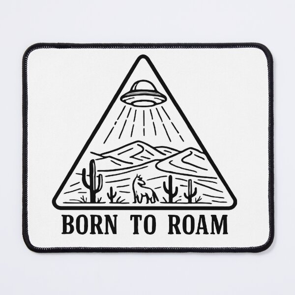 Item preview, Born to Roam Desert UFO Shirt – Alien Cactus designed and sold by Friends Custom Creations.