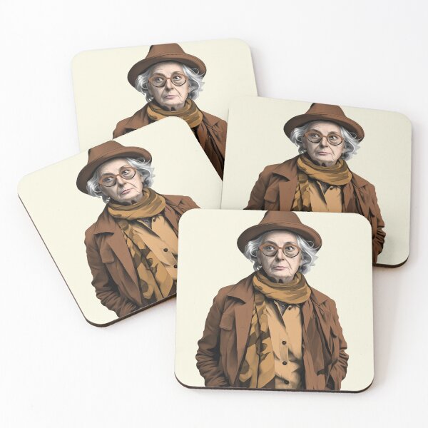 Item preview, Elegant Elderly Women – Vintage Portraits with Bold Style designed and sold by Lulunza.