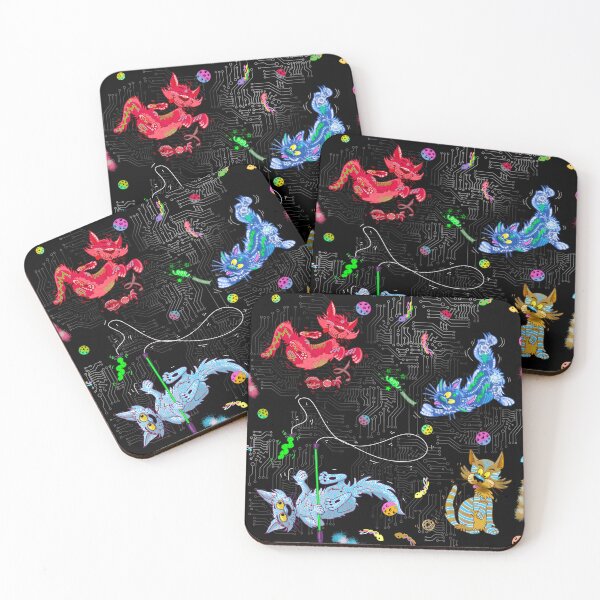 Item preview, ADS_ 5209_ PT_Cyberpunk Cats designed and sold by Artfully Designed Studio.