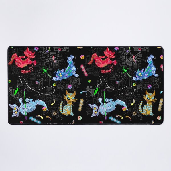 Item preview, ADS_ 5209_ PT_Cyberpunk Cats designed and sold by Artfully Designed Studio.